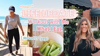 I MOVED DAY IN THE LIFE  Workout  Healthy Food Fitness amp Life Update [upl. by Ishmael439]