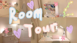 Room Tour soft pastel aesthetic [upl. by Fonzie]