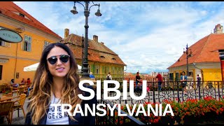 4K Virtual Sibiu Romania With Relaxing Natural City Sounds Walking Tour Sibiu Transylvania [upl. by Leslie106]