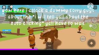 how to outo click in roblox animal simulator works [upl. by Barden]