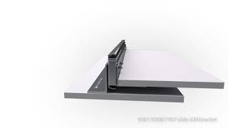 Accuride 9301 9308 amp 7957 Drawer Slides  634 Bracket Video [upl. by Lymn]