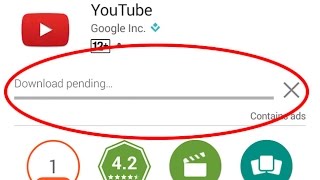 How to fix Download Pending Error in Google play store [upl. by Ahsemaj]