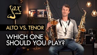 Alto Saxophone Vs Tenor Saxophone [upl. by Drona862]