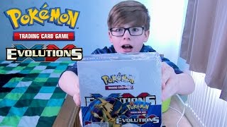 Unboxing XY Evolutions Booster Box  Opening 9 Booster Packs  Pokemon TCG [upl. by Marzi]