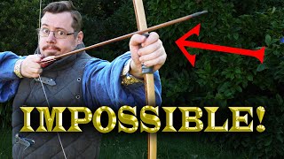 Doing the IMPOSSIBLE in MEDIEVAL ARCHERY with Lars Andersen longbow  warbow [upl. by Ahtnams838]