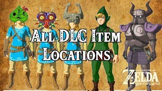 Zelda Breath of the Wild All NEW DLC Item Locations [upl. by Ellehcen]