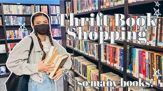 LETS GO THRIFT BOOKS SHOPPING  i bought so many used books [upl. by Yrekaz70]