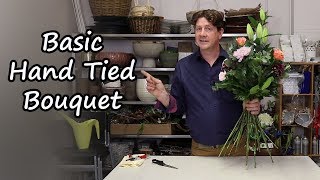 How To Make A Hand Tied Bouquet In Depth Tutorial [upl. by Primrosa]