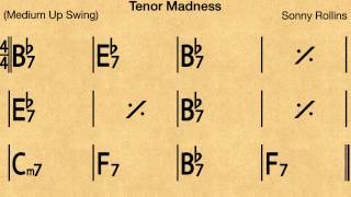 Tenor Madness  Backing track  Playalong [upl. by Uphemia]