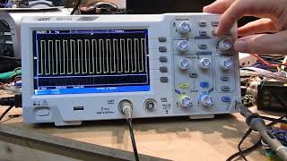 Owon SDS1102 100Mhz 2channel Digital Oscilloscope [upl. by Nauqaj]