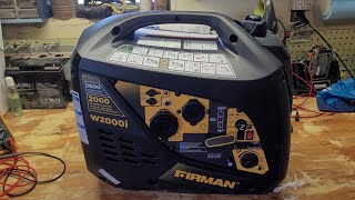 Firman 2000 Watt Inverter Generator Review [upl. by Leffert]