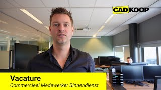 Vacature Commercieel Medewerker Binnendienst [upl. by Carlyle]