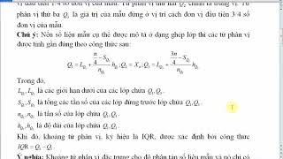 Bài tập về Mốt và Khoảng tứ phân vị của mẫu [upl. by Salohci]