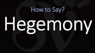 How to Pronounce Hegemony CORRECTLY Meaning amp Pronunciation [upl. by Berri]