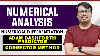 Adam Bashforth Predictor And Corrector Method  Solution Of ODE By NA [upl. by Aldos]