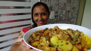 COMO FAZER PÉ DE GALINHA COMIDA RICA EM COLÁGENO [upl. by Lehcyar12]