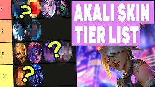 AKALI SKIN TIER LIST [upl. by Argent166]