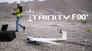 QuantumSystems Trinity F90  eVTOL fixedwing UAV [upl. by Asp407]