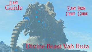 EASY Zoras Domain Divine Beast Vah Ruta Guide amp How to Defeat WaterBlight Ganon EASILY [upl. by Chimene56]