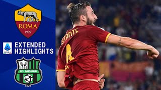 Roma vs Sassuolo Extended Highlights  Serie A  CBS Sports Golazo [upl. by Bartley283]