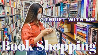 HUNTING FOR USED BOOKS  Thrift Book Shop with me [upl. by Haelhsa]