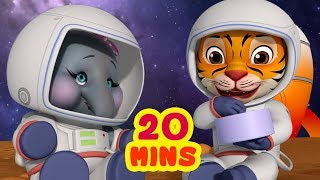 Two Brave Astronauts  పిల్లల కథ  Telugu Stories for Kids  Infobells [upl. by Bodkin]