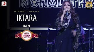 Iktara  Live  Amazon Great Indian Festival  Monali Thakur [upl. by Inahpets]