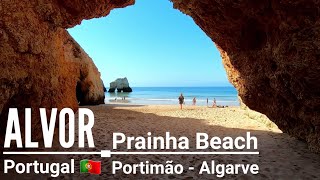 ALVOR  Prainha beach  Algarve 4K [upl. by Alraep]