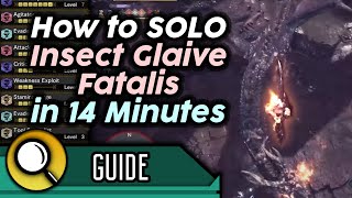 Fatalis Insect Glaive Solo Guide  Skills Playstyle Openings Tips and Tricks  MHW Iceborne [upl. by Fisoi]