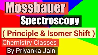 Mossbauer spectroscopy  1  principle amp isomer shift  Spectroscopy Part7 csir net Gate [upl. by Sadella216]