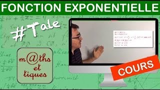 LE COURS  Fonction exponentielle  Terminale [upl. by Akinaj]