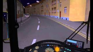 OMSI 2 Bowdenham V4 20002014 maps route N37 Herefiel [upl. by Ahsercul]