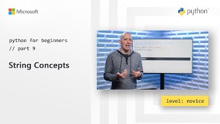 String Concepts  Python for Beginners 9 of 44 [upl. by Clinton]