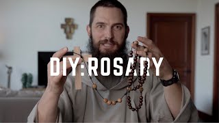 DIY Making a Friar Rosary with Fr Malachy Joseph CFR [upl. by Ahseenal]