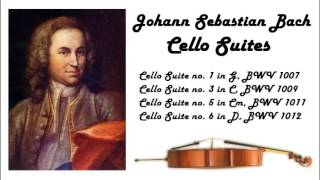 Johann Sebastian Bach  Cello suites in 432 Hz great for reading or studying [upl. by Ahselrac998]