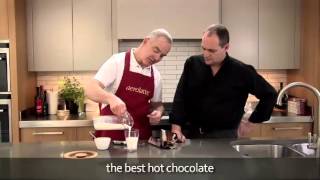 How to make a hot chocolate using an aerolatte milk frother [upl. by Anecusa]