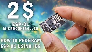 Getting Started with ESP8266 ESP01 module  How to program ESP01 module [upl. by Annaierb]