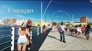 Curacao  Walking around Punda  Willemstad Aug 2017 [upl. by Aicirtel]