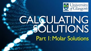 Preparing Solutions  Part 1 Calculating Molar Concentrations [upl. by Raff551]