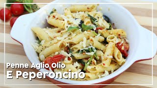 Pasta Recipe  Penne Aglio Olio E Peperoncino  Easy To Make Italian Pasta [upl. by Duquette817]