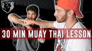 Muay Thai Training 101 Full Beginners Class [upl. by Cinamod750]