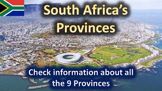 South Africa  Information about the 9 Provinces [upl. by Notsruht884]