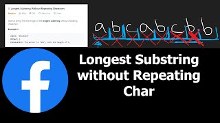 Longest Substring Without Repeating Characters  Leetcode 3  Python [upl. by Heurlin109]