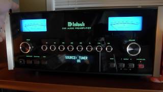 McIntosh C50 preamp overview [upl. by Inaffets]