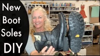 New Boot Soles  DIY [upl. by Leahplar925]