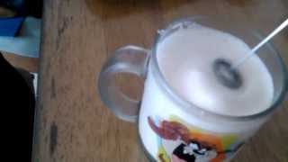 Aerolatte Review Frothing Cold Milk In Under 1 Minute [upl. by Rae]