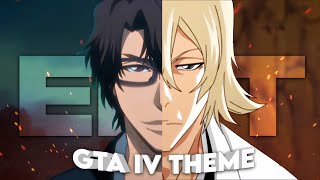 Aizen x Urahara  GTA IV Theme Edit [upl. by Adall819]