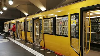 UBahn Berlin Mitfahrt von Rudow bis Rathaus Spandau im H01 auf der U7 Komplette Linie [upl. by Trant]